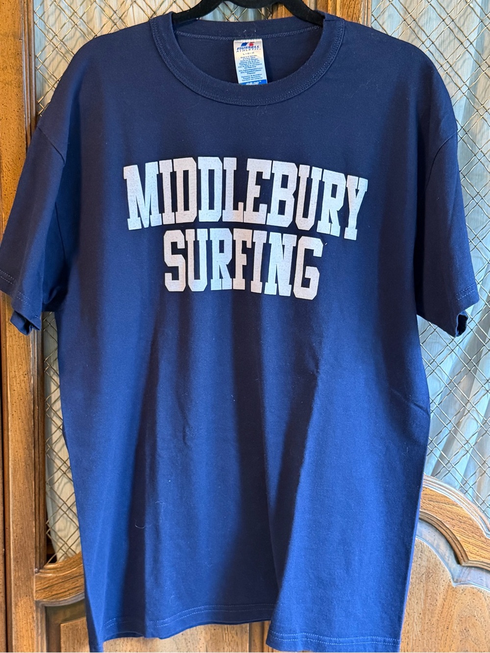 Middlebury Surfing Russell Athletic College Tee SIZE LARGE